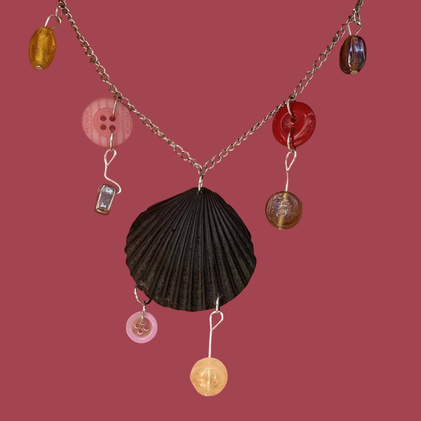 Cute as a Button Necklace